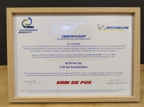 Michelin Certificaat 2